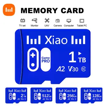Для XIAOMI 2 ТБ Micro Tf Sd-карта A2/A1 Карта памяти 128 ГБ SD-карта С адаптером до 100 Мб/с. Видеокарта 512 ГБ Для Nintendo Switch