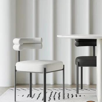 Белые Современные кухонные стулья Luxury Floor Relax Индивидуальные Стулья для столовой Дизайнерская Кухонная мебель Sillas Comedor MQ50CY