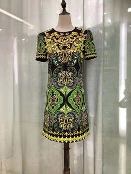 DC6036 Высококачественное Новое модное женское платье 2023 года, роскошное платье известного бренда европейского дизайна в стиле вечеринки.