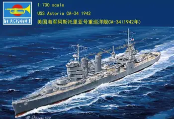 Трубач 1/700 05743 USS Astoria CA-34 1942