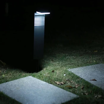 Простой наземный светильник на солнечных батареях, автоматическое освещение, ночник для газонов и дворов