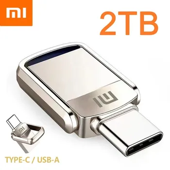 Xiaomi U Диск 2 ТБ 1 ТБ 256 ГБ 512 ГБ USB 3.1 Type-C мобильный телефон Компьютер Взаимная передача Портативный USB флэш-диск Высокая скорость